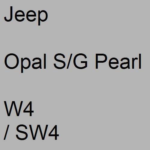 Jeep, Opal S/G Pearl, W4 / SW4.
